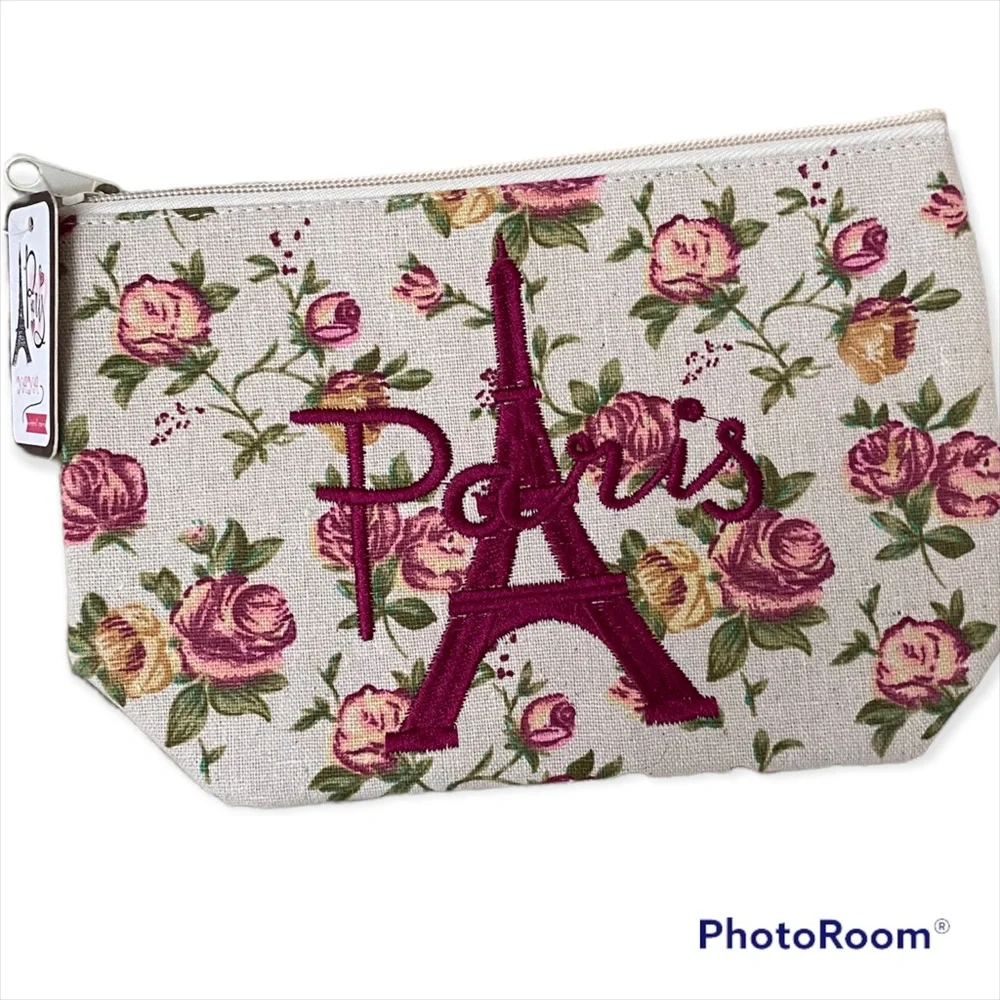FREE WITH ADDITIONAL PURCHASE! Paris Floral Cosmetic Bag NWT - MUST BUNDLE